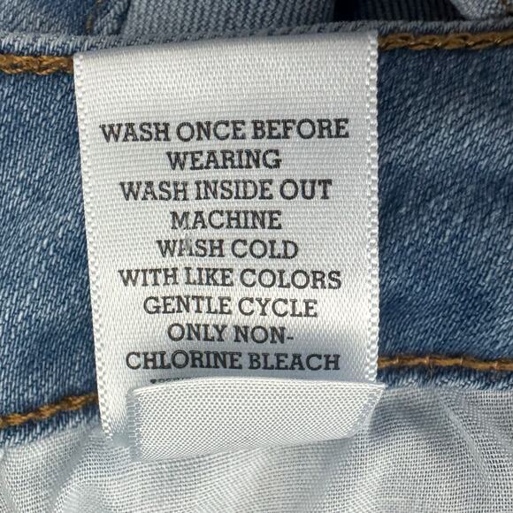 Altar’d State Jeans Women’s 28 Patchwork Flared High Rise Stretch Boho Hippie - Picture 10 of 11